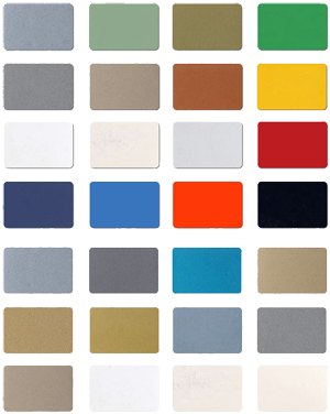Цветовая гамма алюминиевых композитных панелей